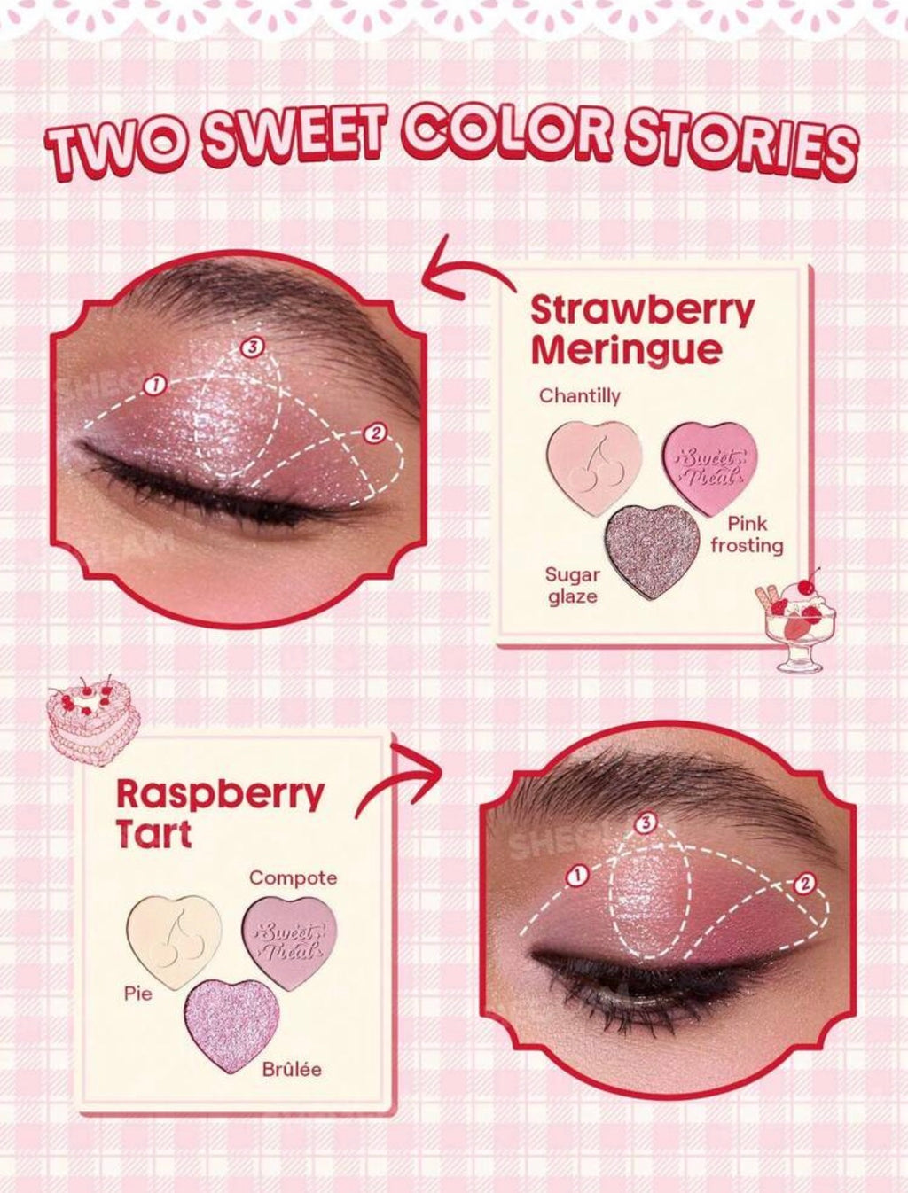 SHEGLAM Sweetheart Collection Berry Besties Color Trio Eyeshadow