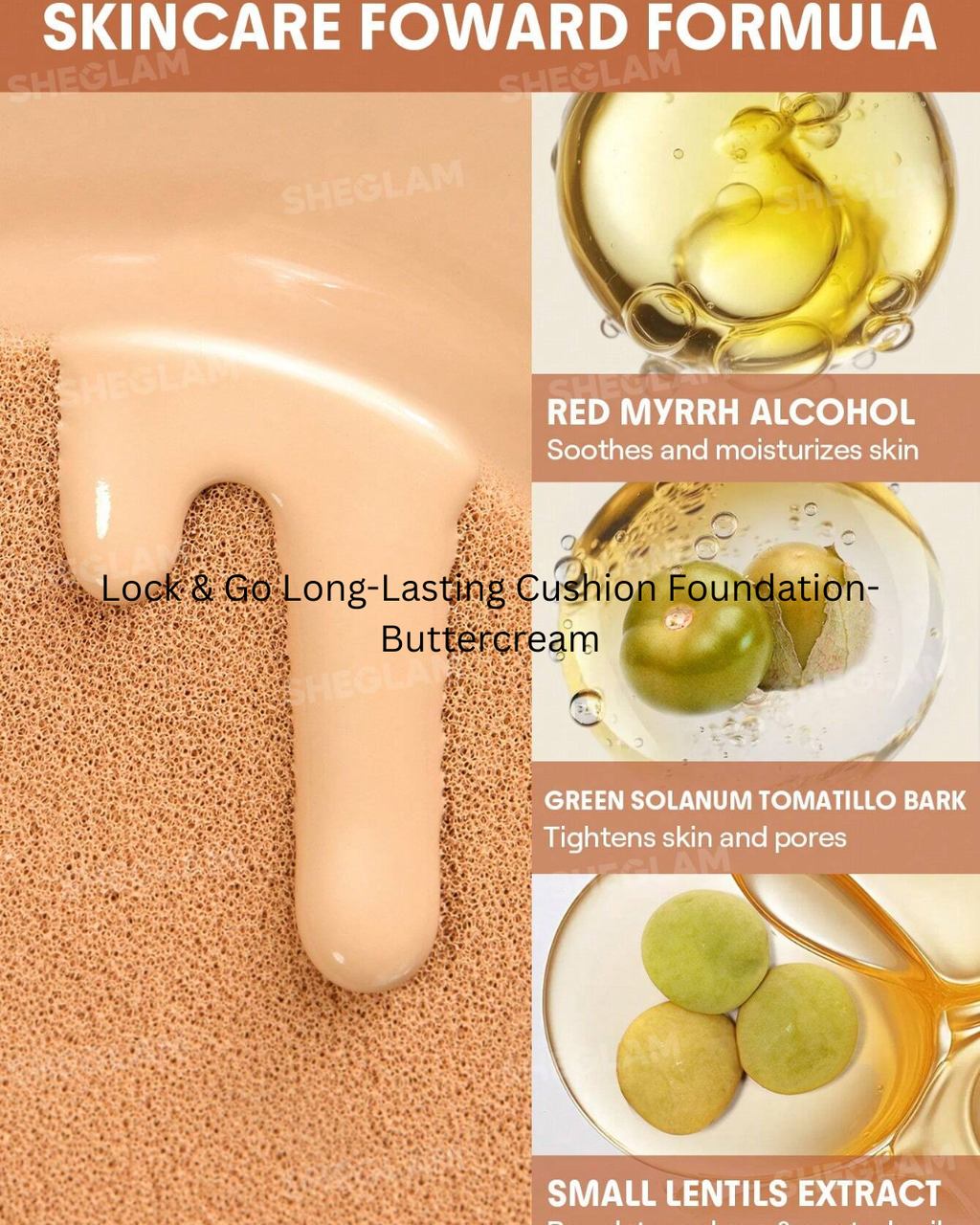 SHEGLAM Lock & Go Long-Lasting Cushion Foundation