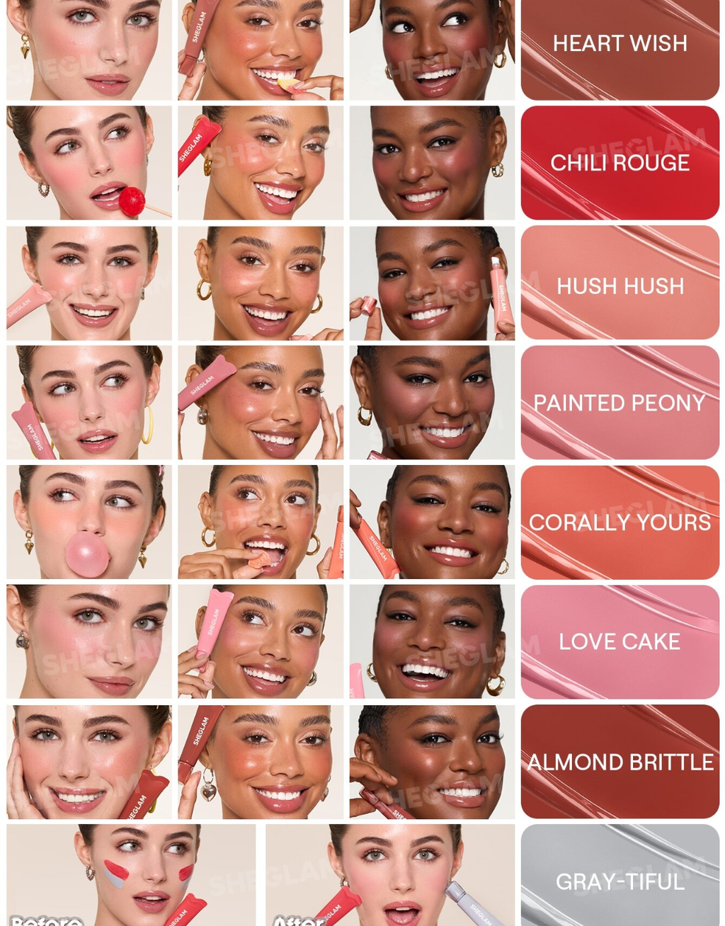 SHEGLAM Squeeze & Dot Matte Blush Paint