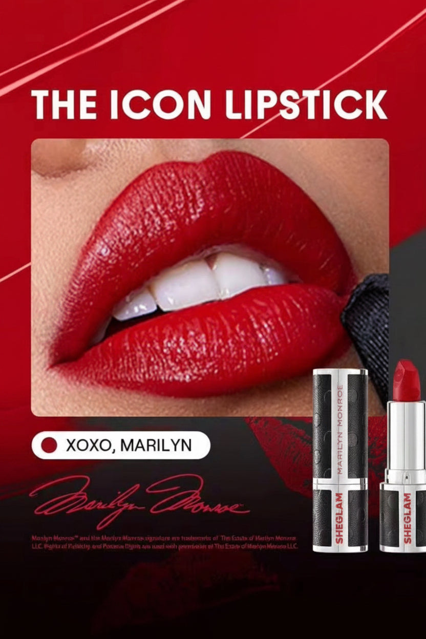 Marilyn Monroe X SHEGLAM The Icon Lipstick – XOXO, Marilyn