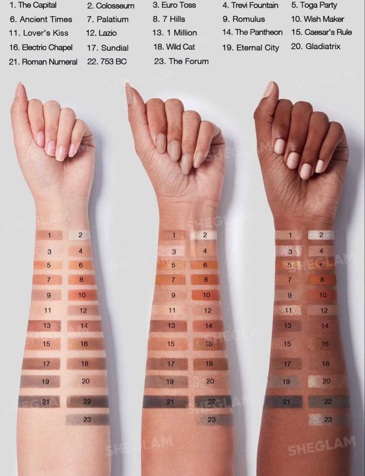 When In Rome Palette