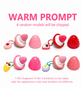 1/2pcs Strawberry Shaped Moisturizing Lip Balm, Glossy Texture