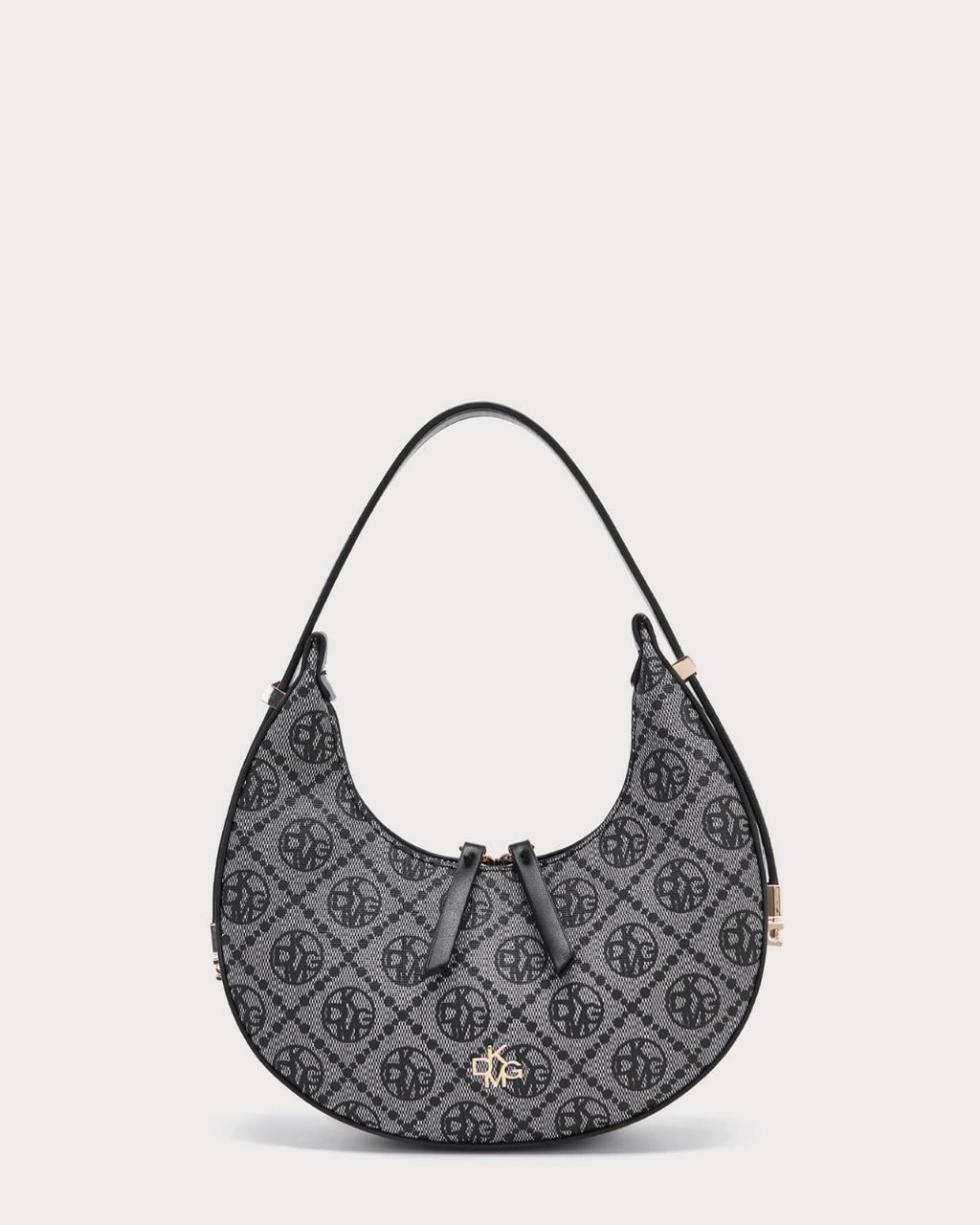 SHEIN DK DKMG VANESSAMAY&DKMG 1pc Mother's Day Luxury Style Printed Crescent Bag For Women