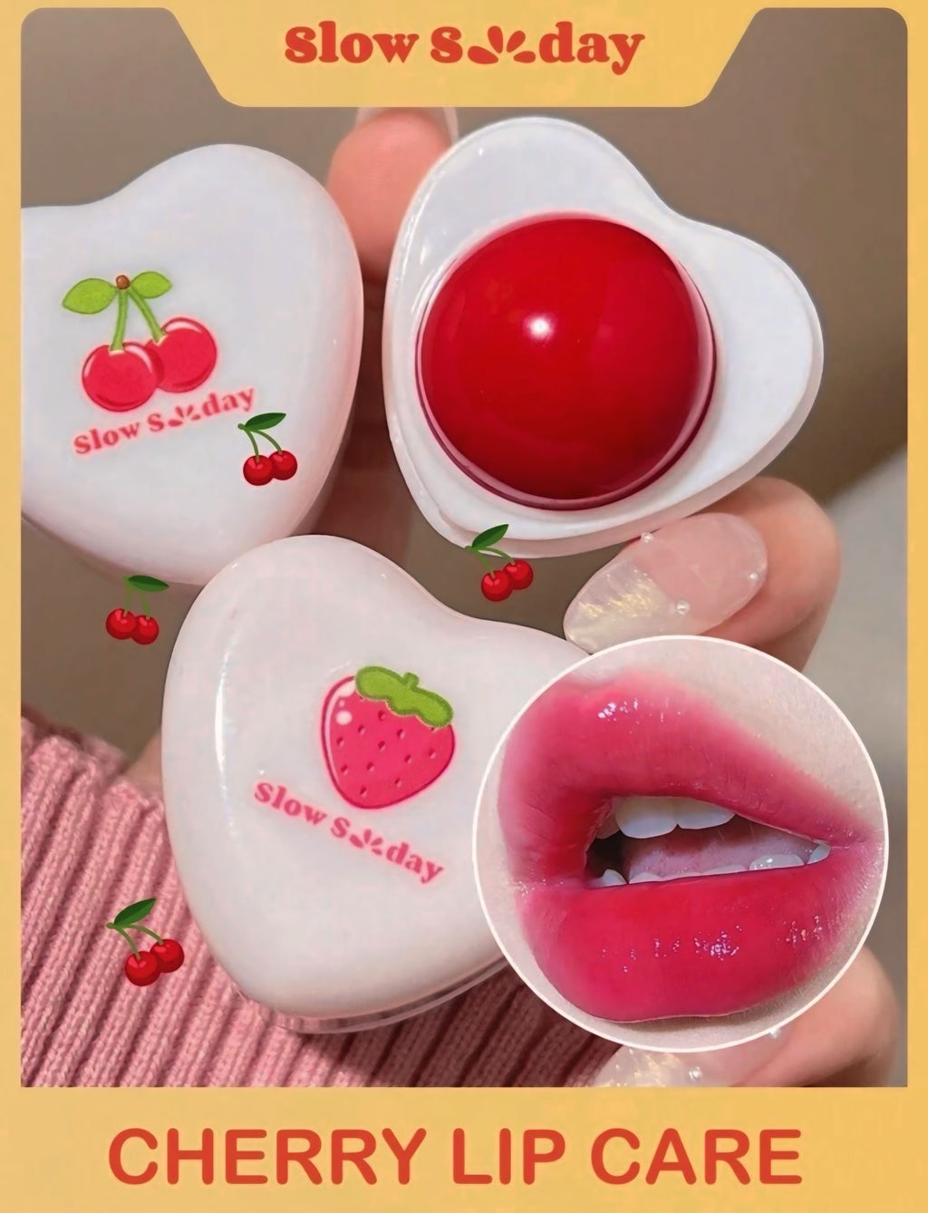 Slow Sunday Cherry Hydrating Lip Care