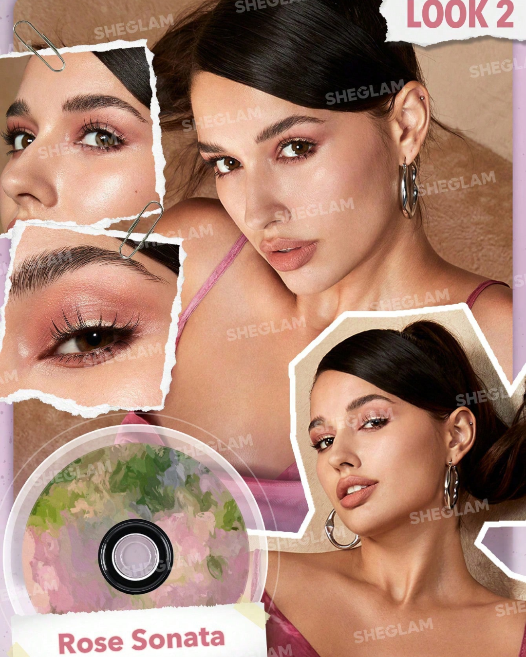 SHEGLAM Vinyl Pop Color Palette - Rose Sonata