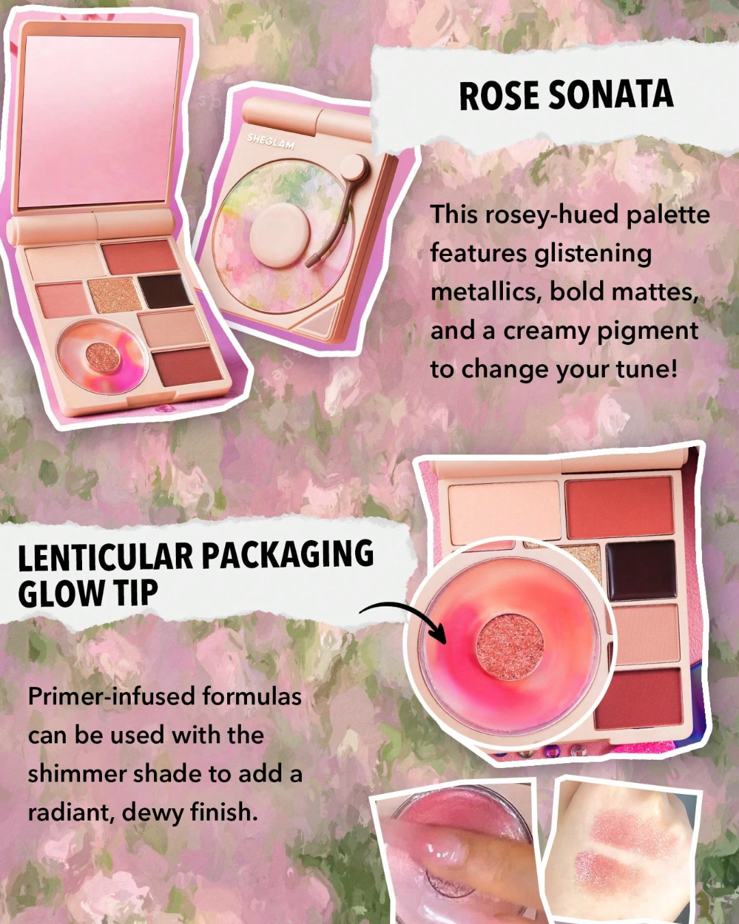 SHEGLAM Vinyl Pop Color Palette - Rose Sonata