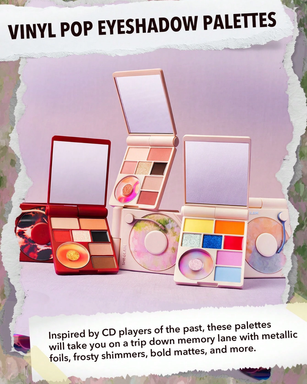 SHEGLAM Vinyl Pop Color Palette - Rose Sonata