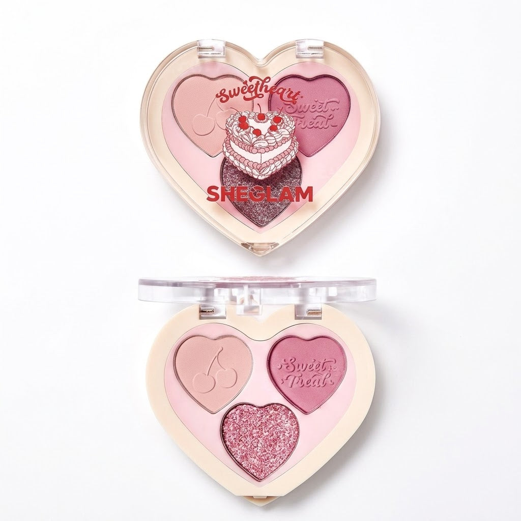 SHEGLAM Sweetheart Collection Berry Besties Color Trio Eyeshadow