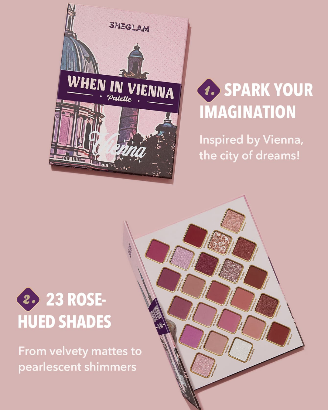 SHEGLAM When In Rome Palette Brand Beauty Cosmetic Makeup For Women And Girls