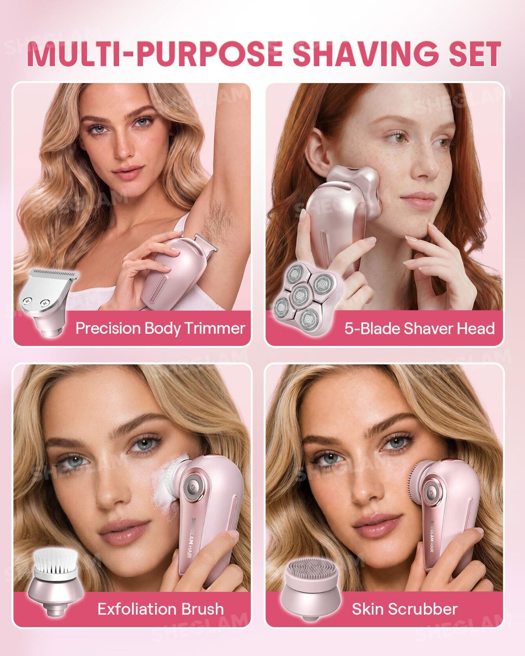 SHEGLAM Smooth Moves 5D Flash Electric Shaver