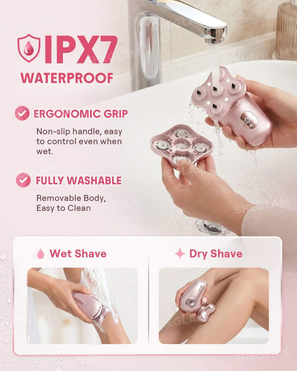 SHEGLAM Smooth Moves 5D Flash Electric Shaver