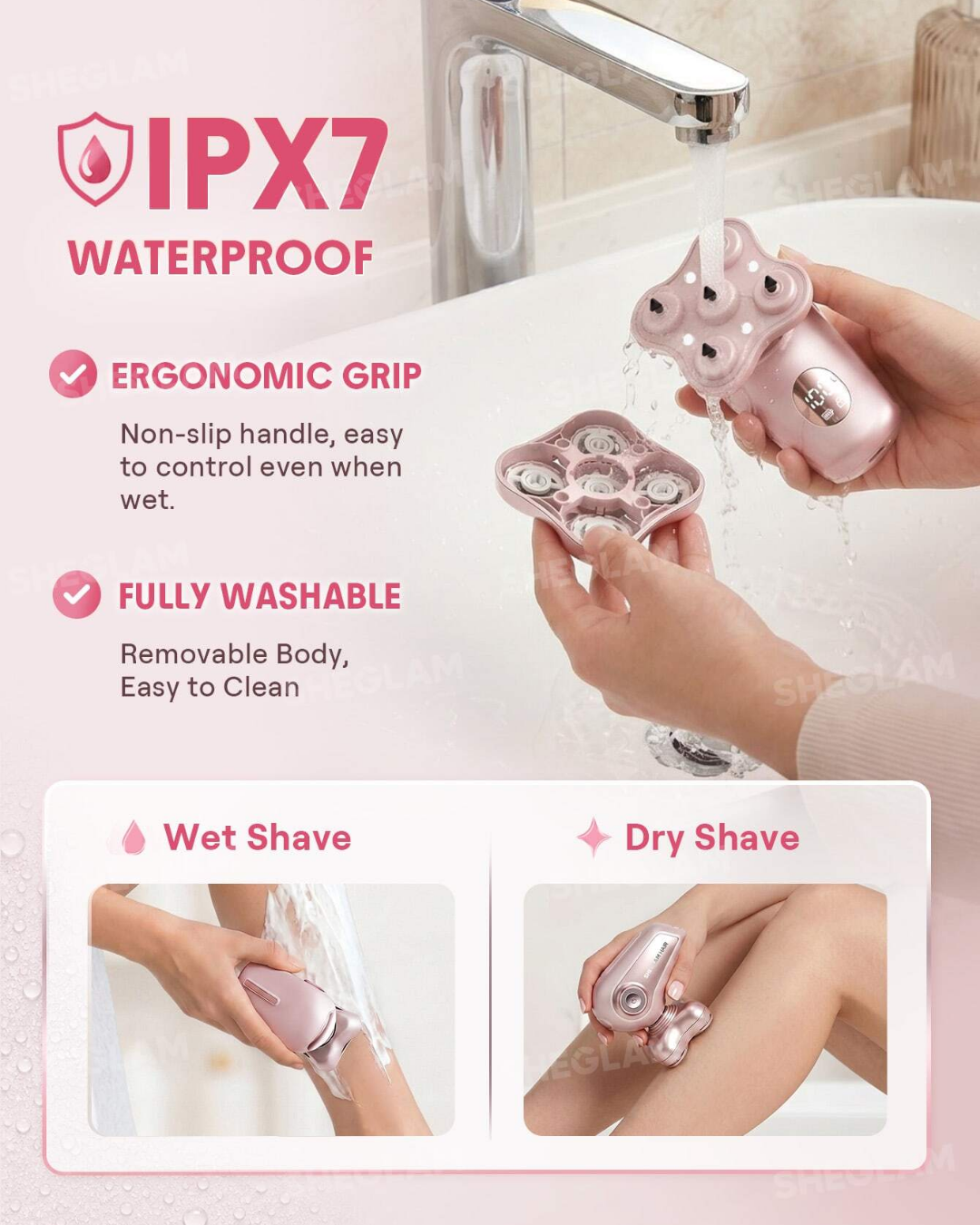 SHEGLAM Smooth Moves 5D Flash Electric Shaver