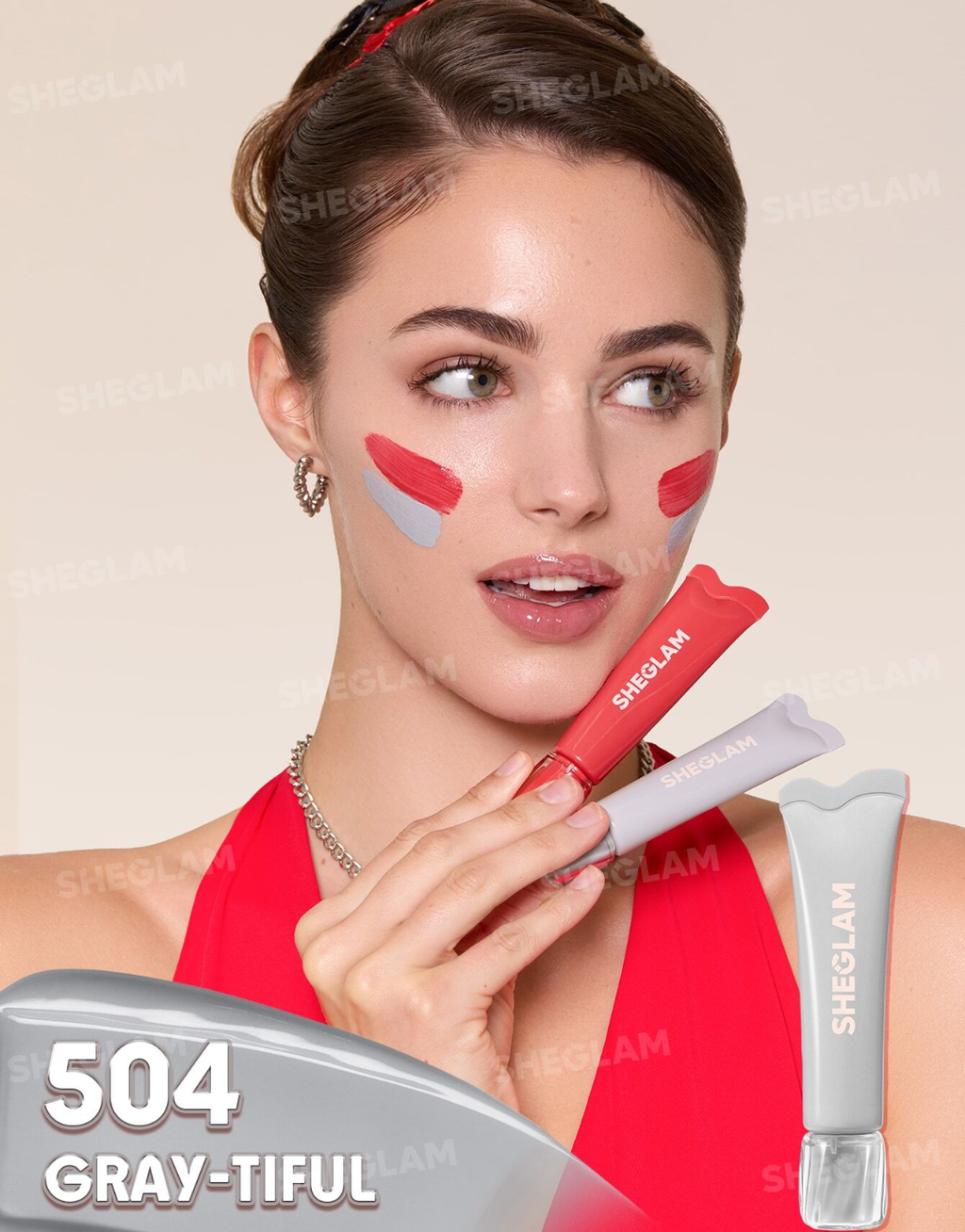SHEGLAM Squeeze & Dot Matte Blush Paint