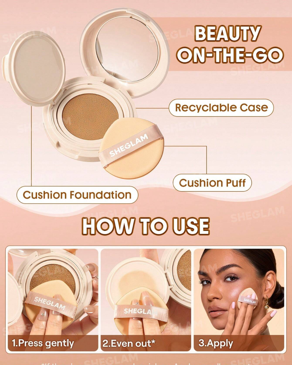 SHEGLAM Lock & Go Long-Lasting Cushion Foundation
