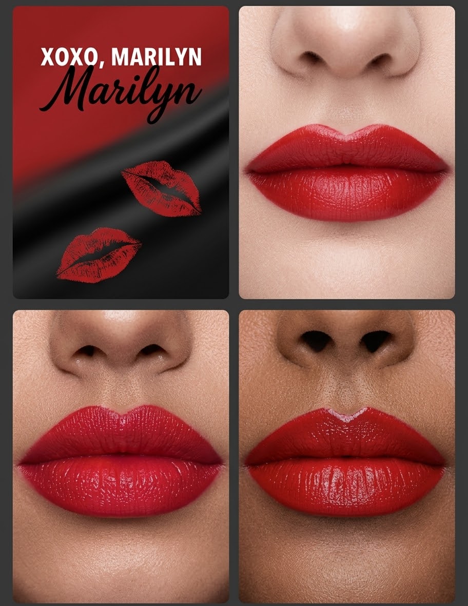 Marilyn Monroe X SHEGLAM The Icon Lipstick – XOXO, Marilyn