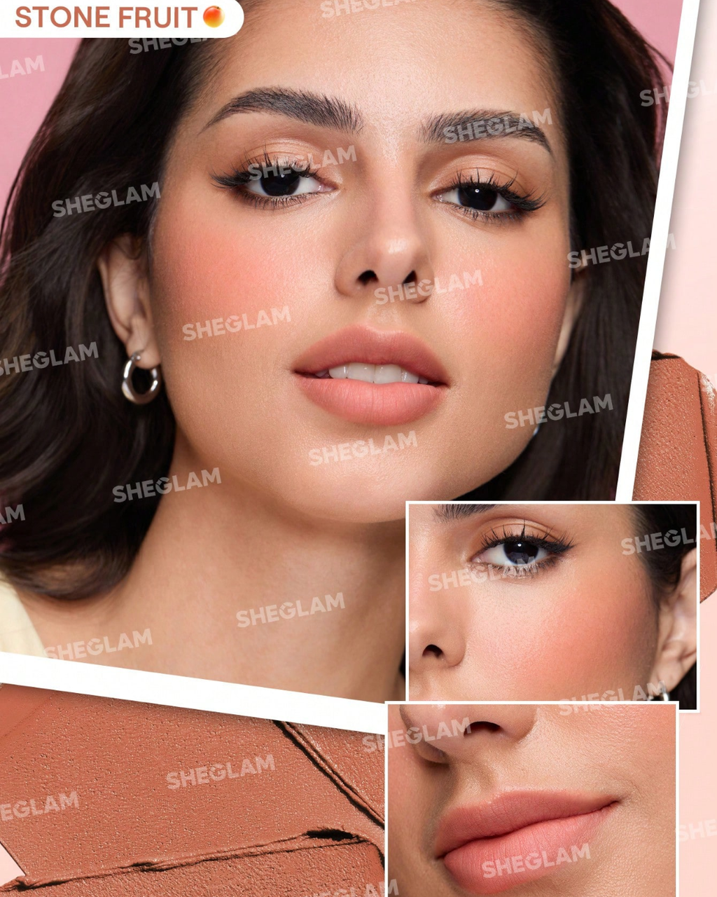 SHEGLAM Very Cherry Cheek & Lip Cream Stack