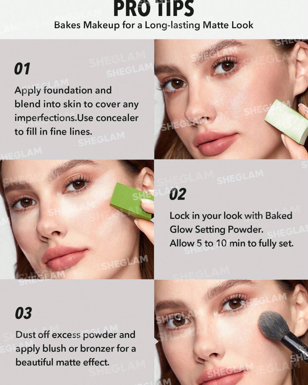 SHEGLAM Baked Glow Setting Powder