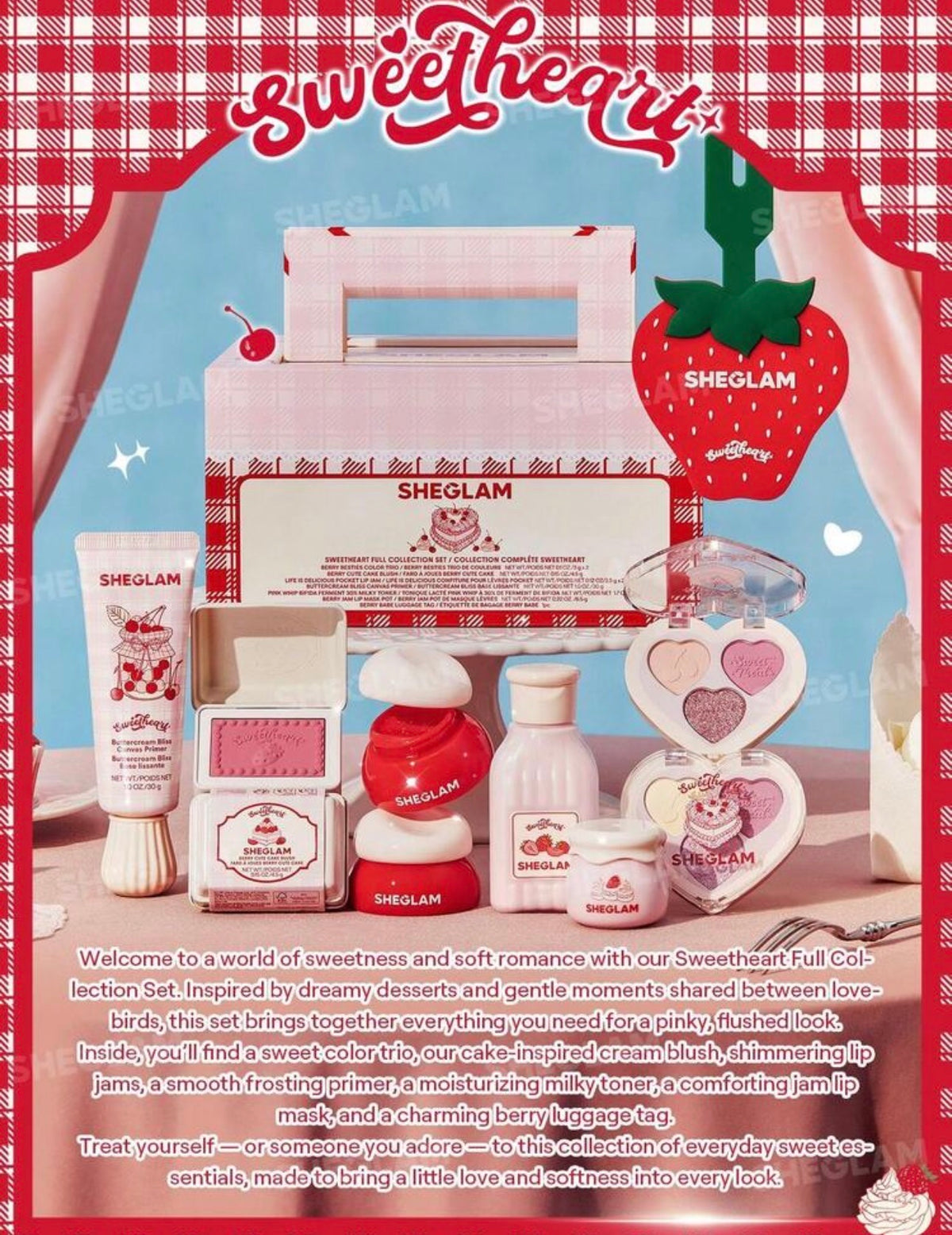 SHEGLAM Sweetheart Collection Berry Besties Color Trio Eyeshadow