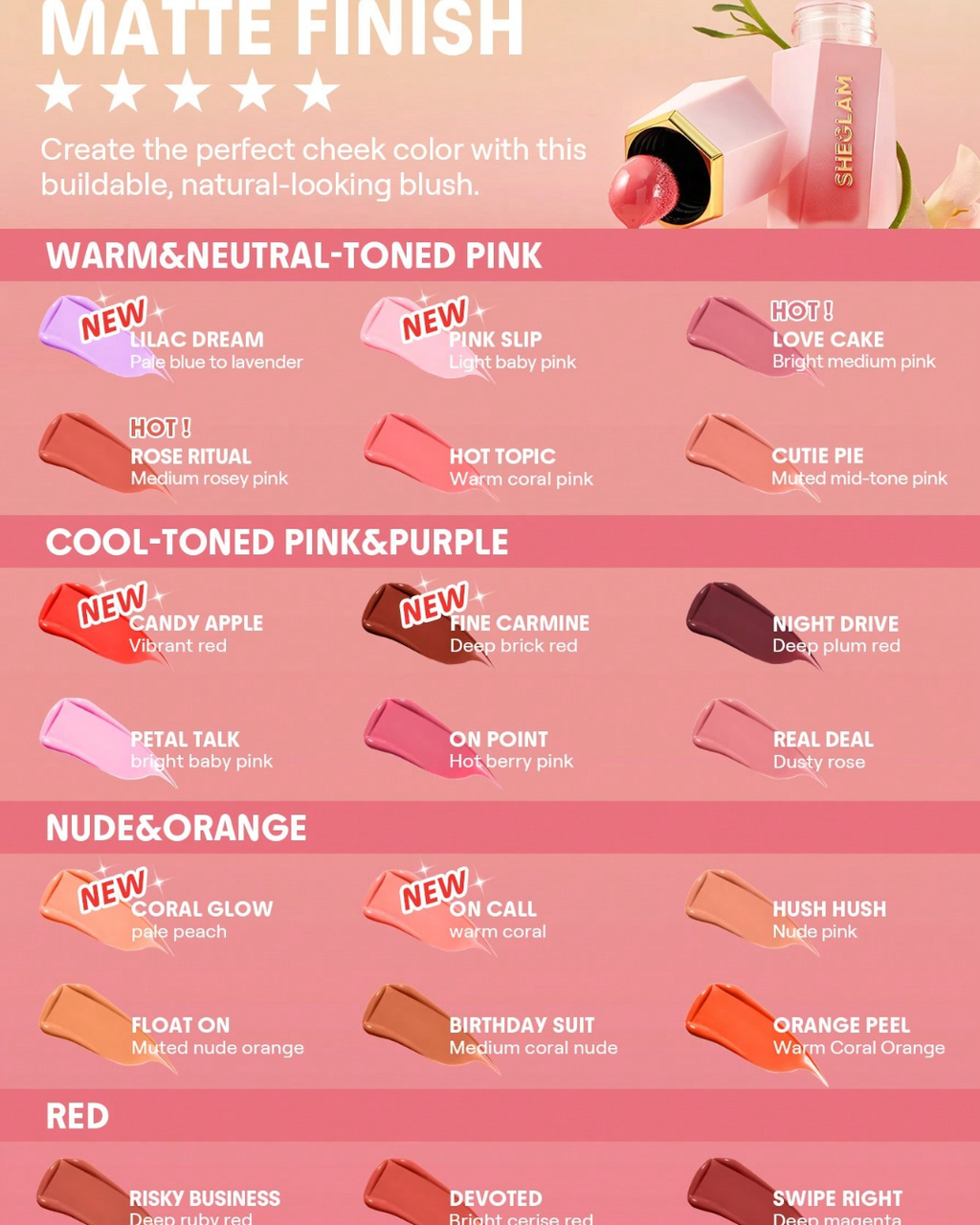 SHEGLAM Color Bloom Liquid Blush