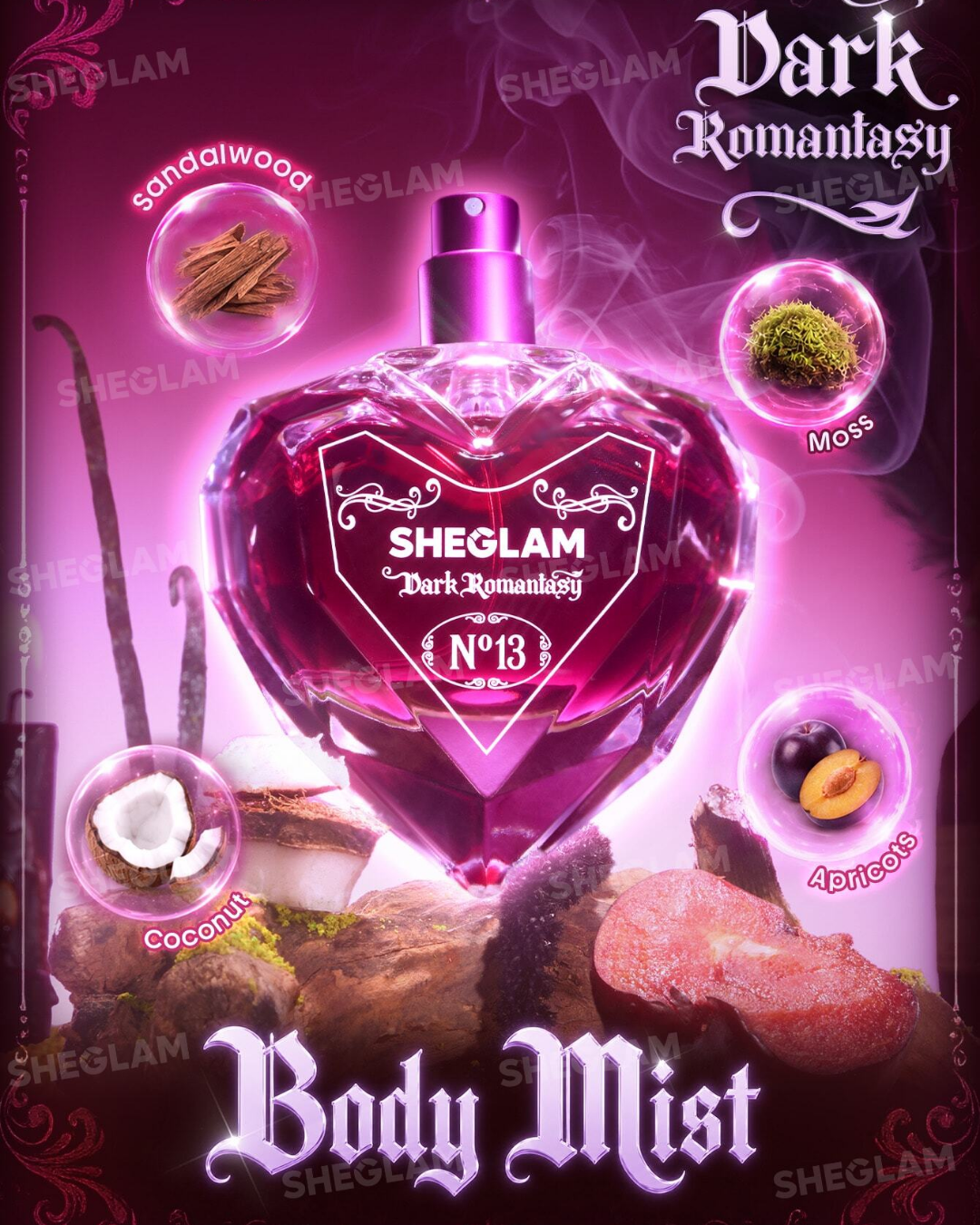 SHEGLAM Dark Romantasy Body Mist