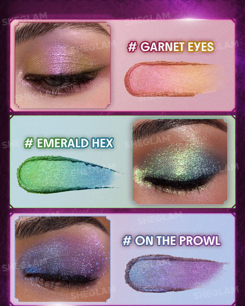 SHEGLAM  Dark Romantasy Duochrome Eyeshadow