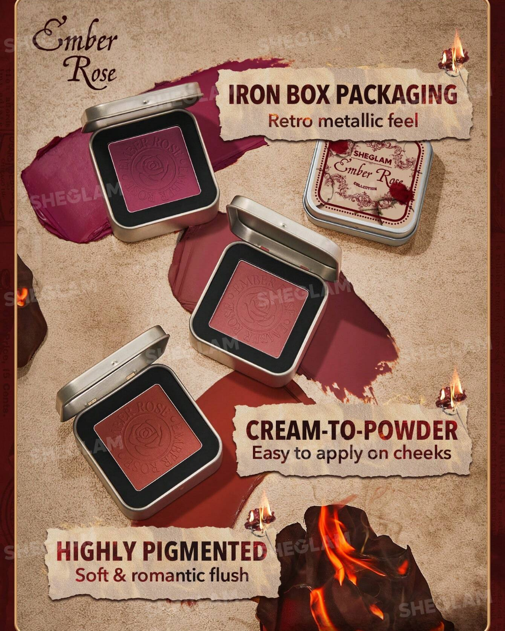 SHEGLAM Ember Rose Eternal Flame Cream Blush