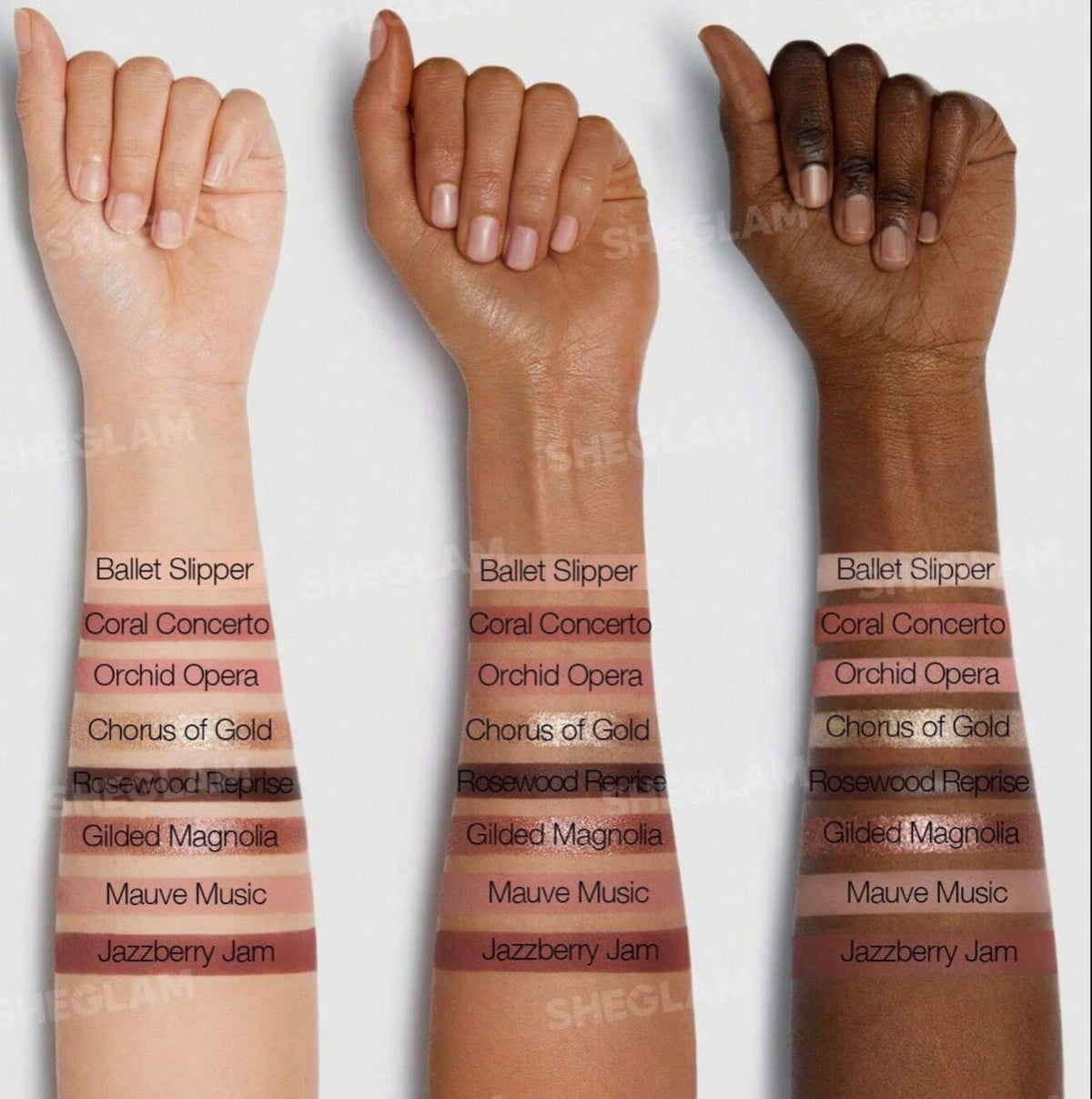 SHEGLAM Vinyl Pop Color Palette