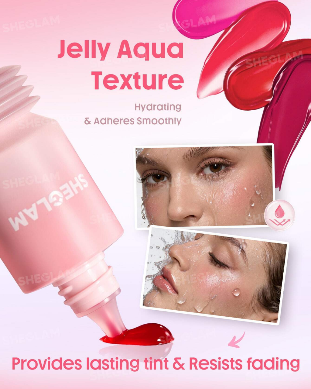 SHEGLAM Aqua Flushed Gel Blush