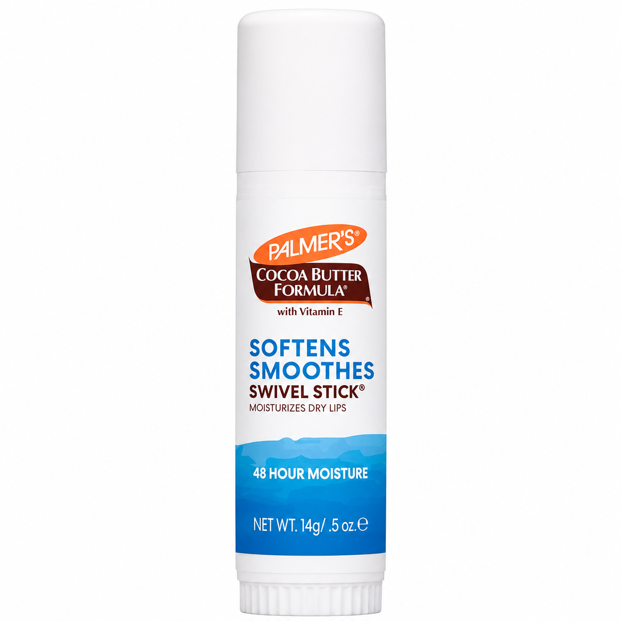 Palmer's Cocoa Butter Formula Moisturizing Swivel Stick With Vitamin E, Lip Balm For Beach Bag, Face & Body Moisturizer Stick, Ideal For Treating Dry Skin Patches (1 Count)