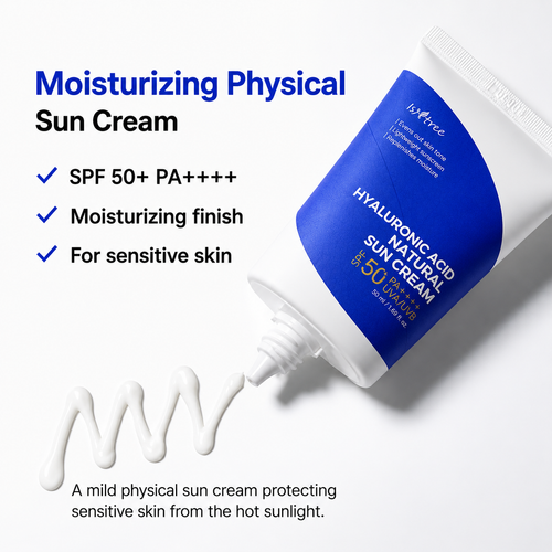 ISNTREE-HYALURONIC ACID NATURAL SUN CREAM