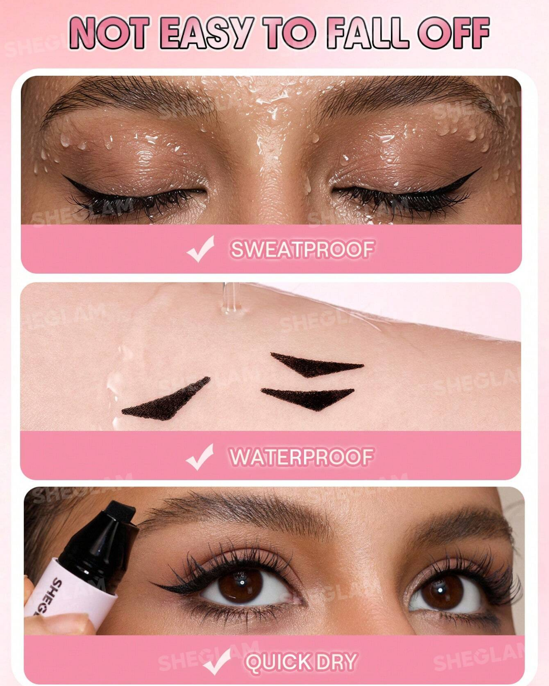 SHEGLAM Insta-Wing Heart Stamp Eyeliner