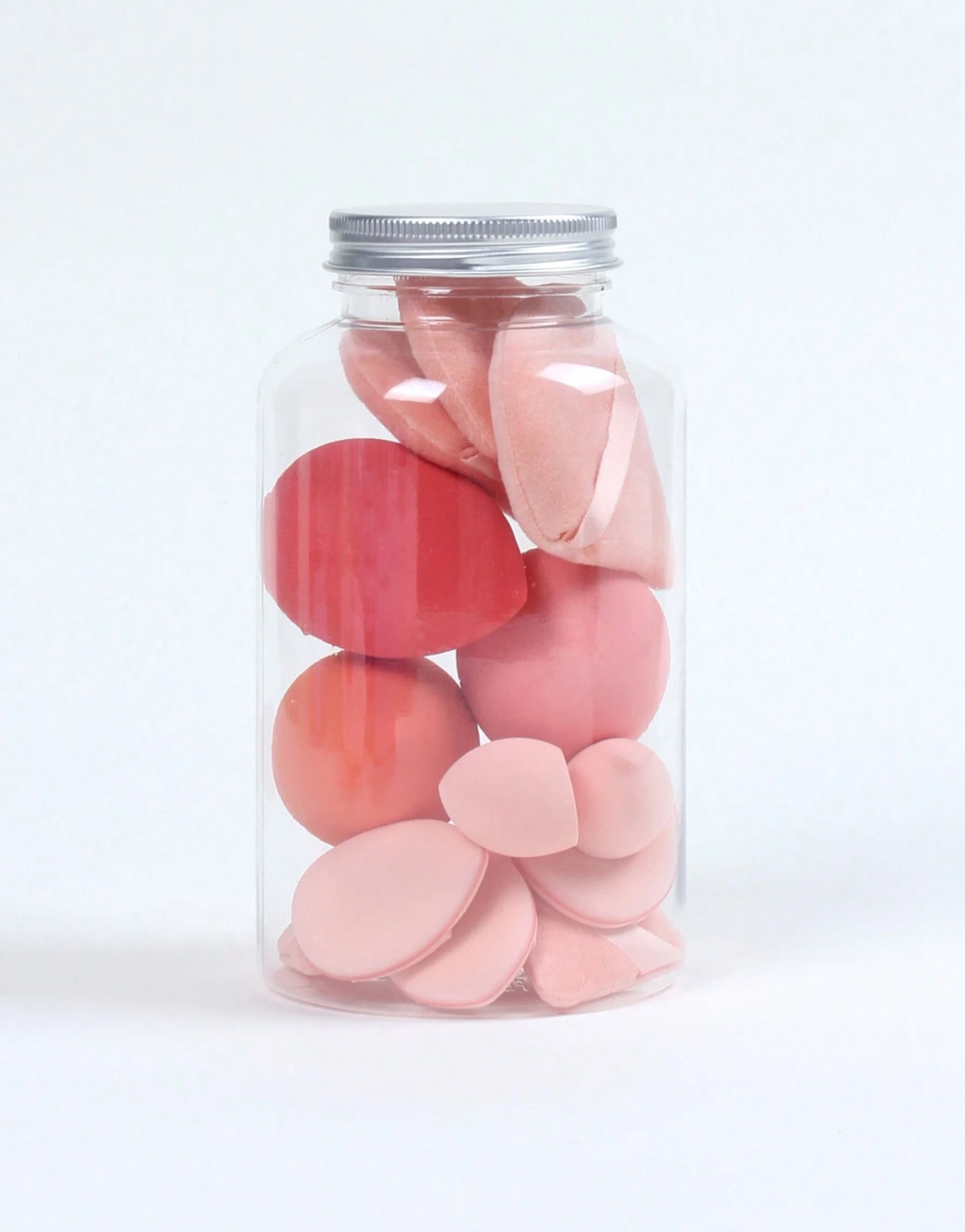 SHEIN Makeup Sponge Set Of 15 With Storage Jar