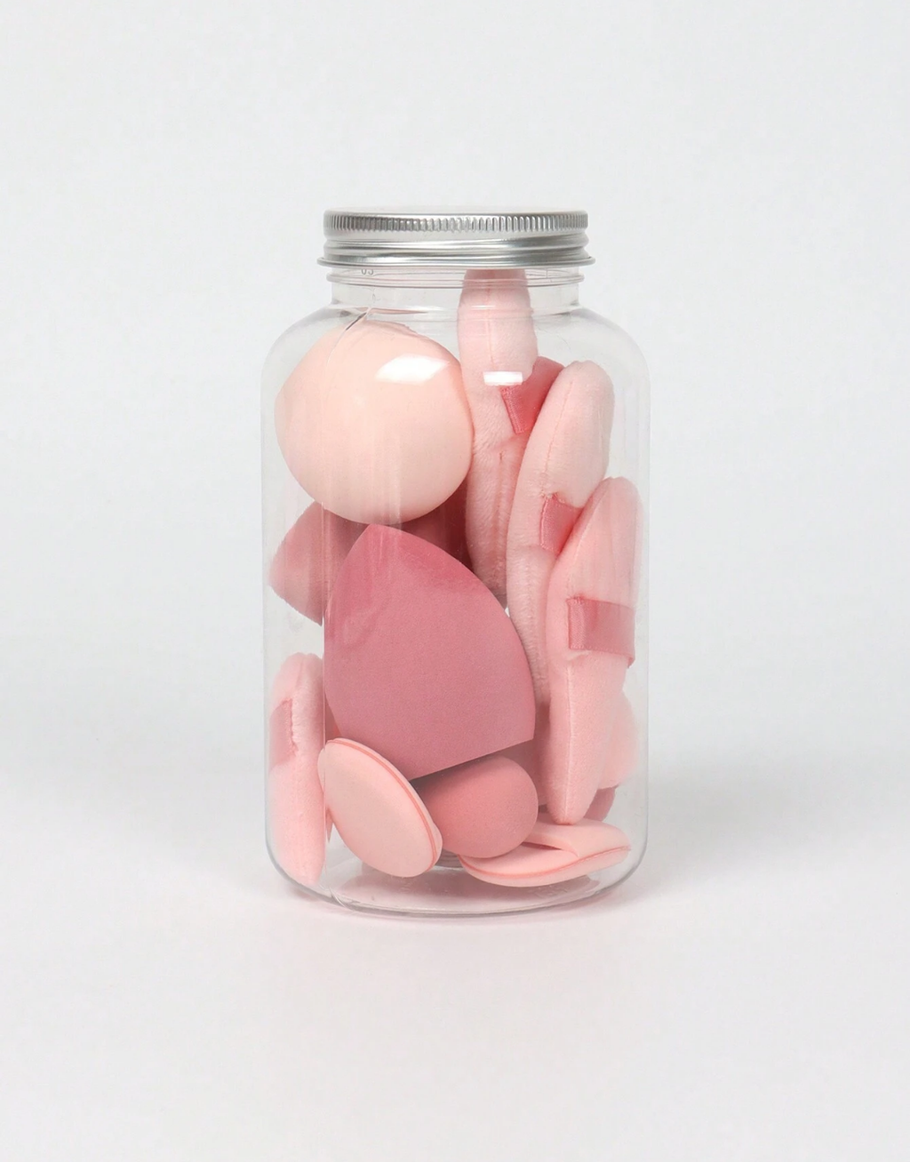 SHEIN Makeup Sponge Set Of 15 With Storage Jar