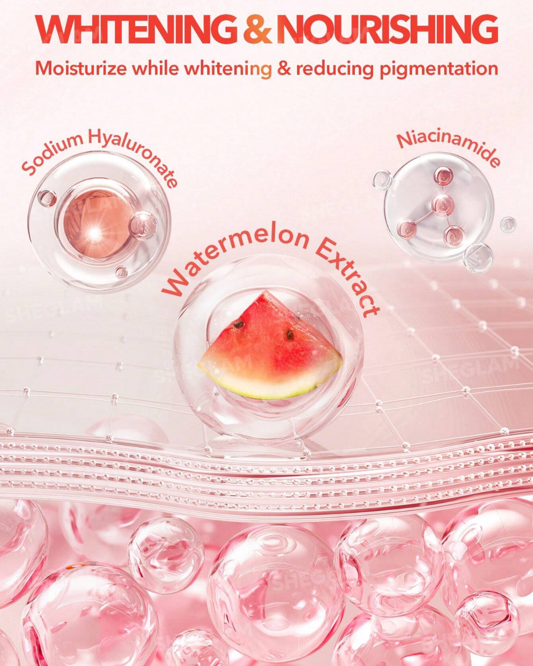 SHEGLAM Melon Melt Niacinamide Serum Primer