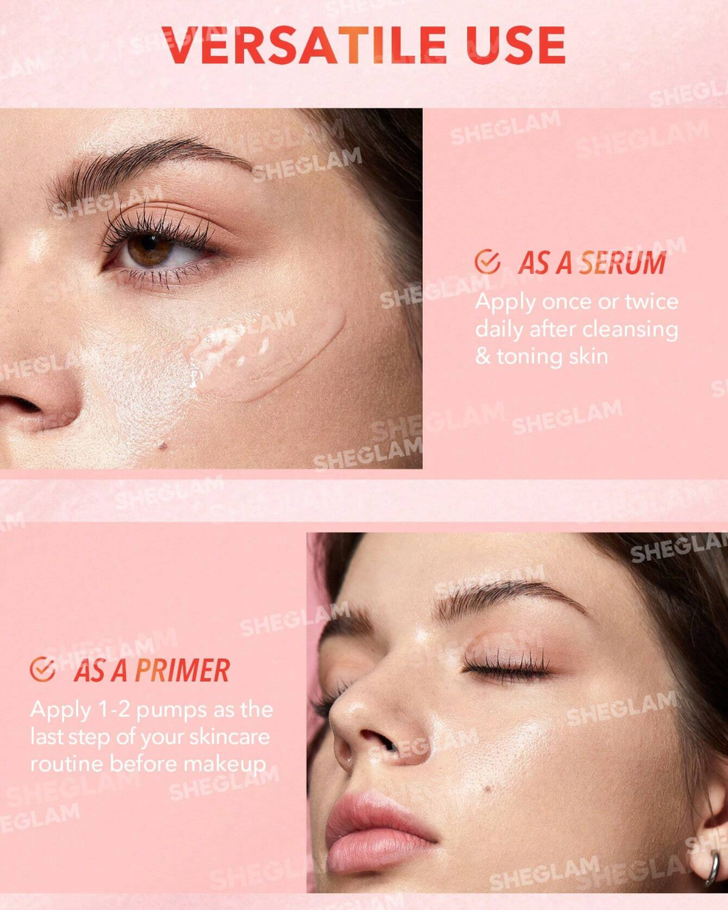 SHEGLAM Melon Melt Niacinamide Serum Primer