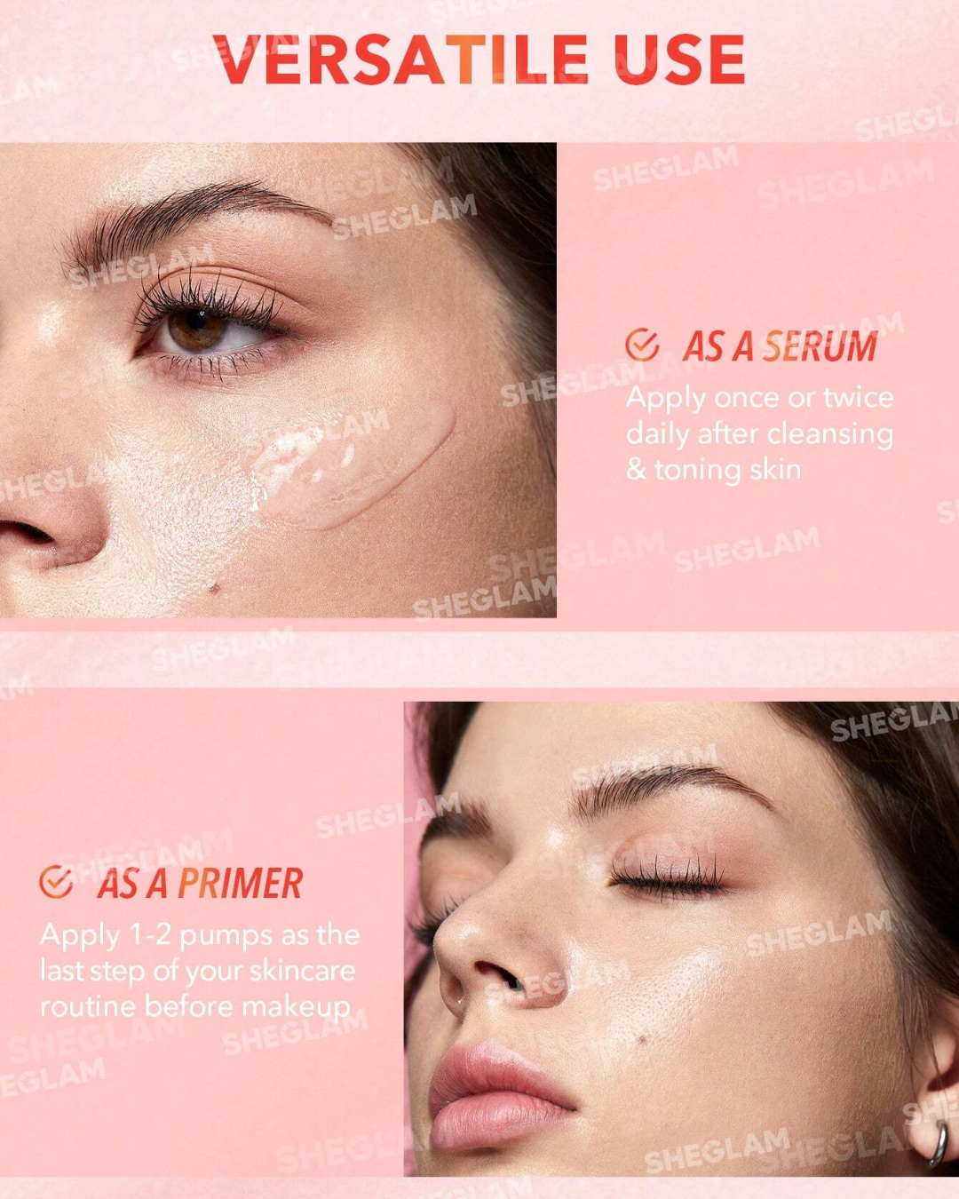 SHEGLAM Melon Melt Niacinamide Serum Primer
