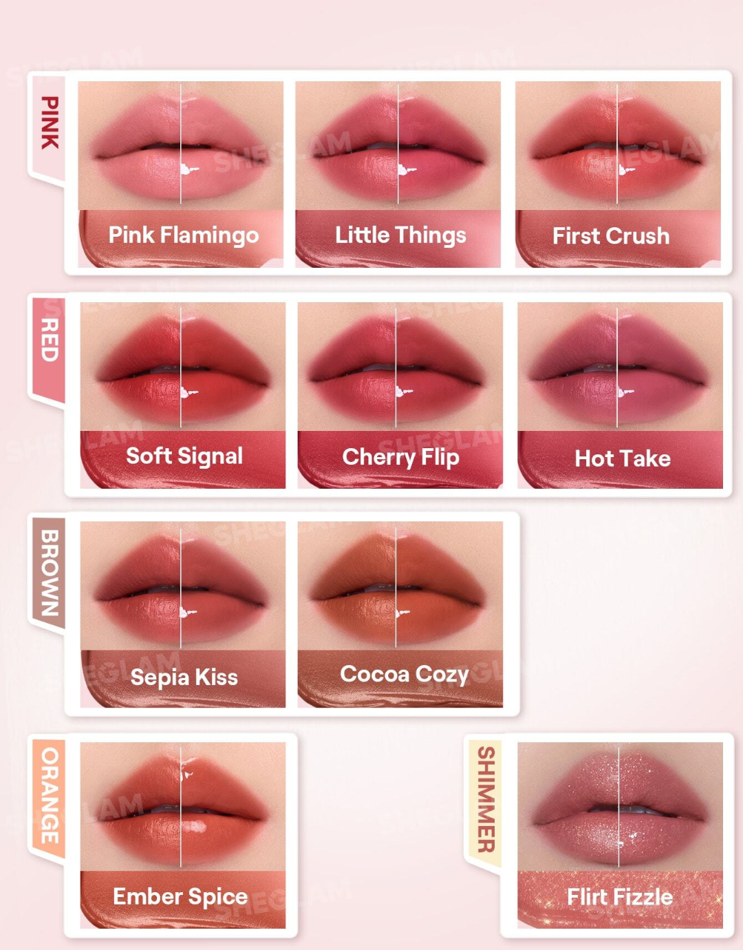 SHEGLAM Mood Switch Matte & Gloss Lip Duo