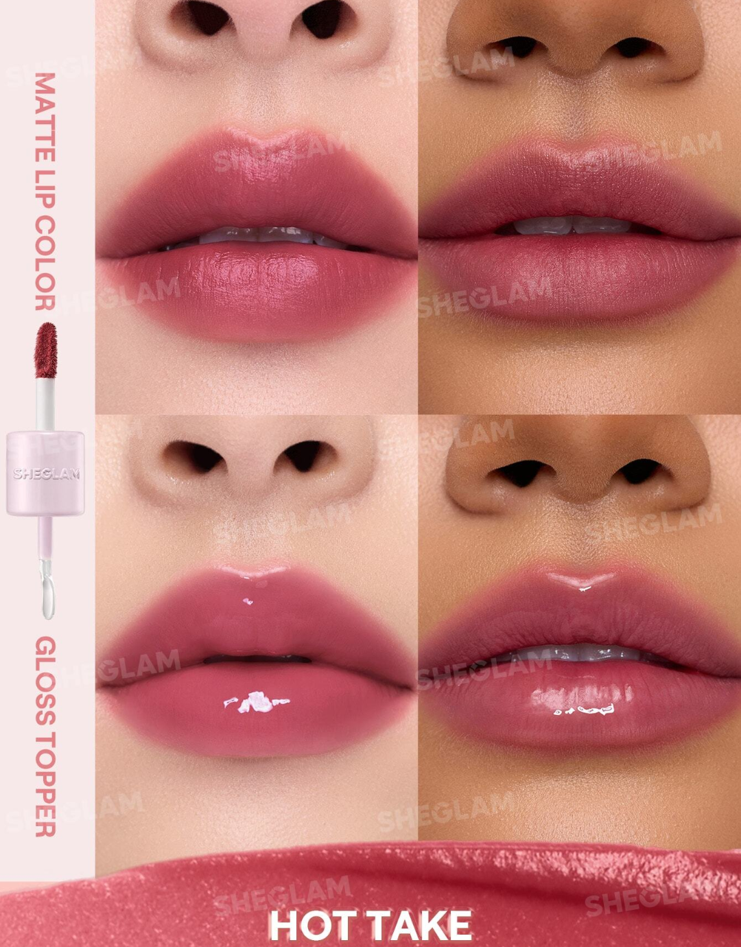 SHEGLAM Mood Switch Matte & Gloss Lip Duo