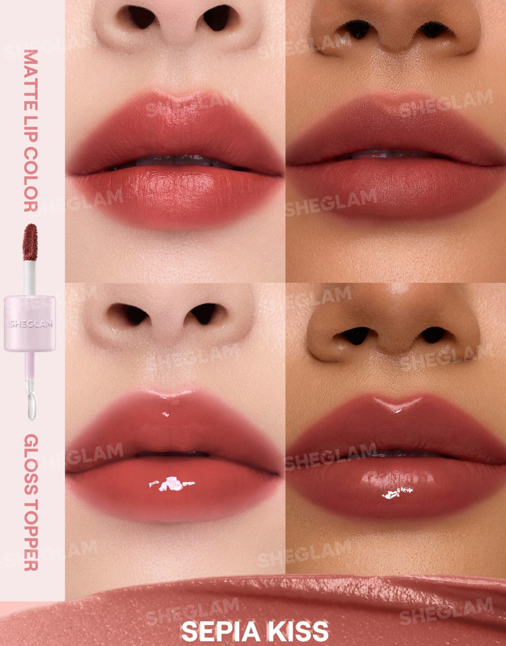 SHEGLAM Mood Switch Matte & Gloss Lip Duo