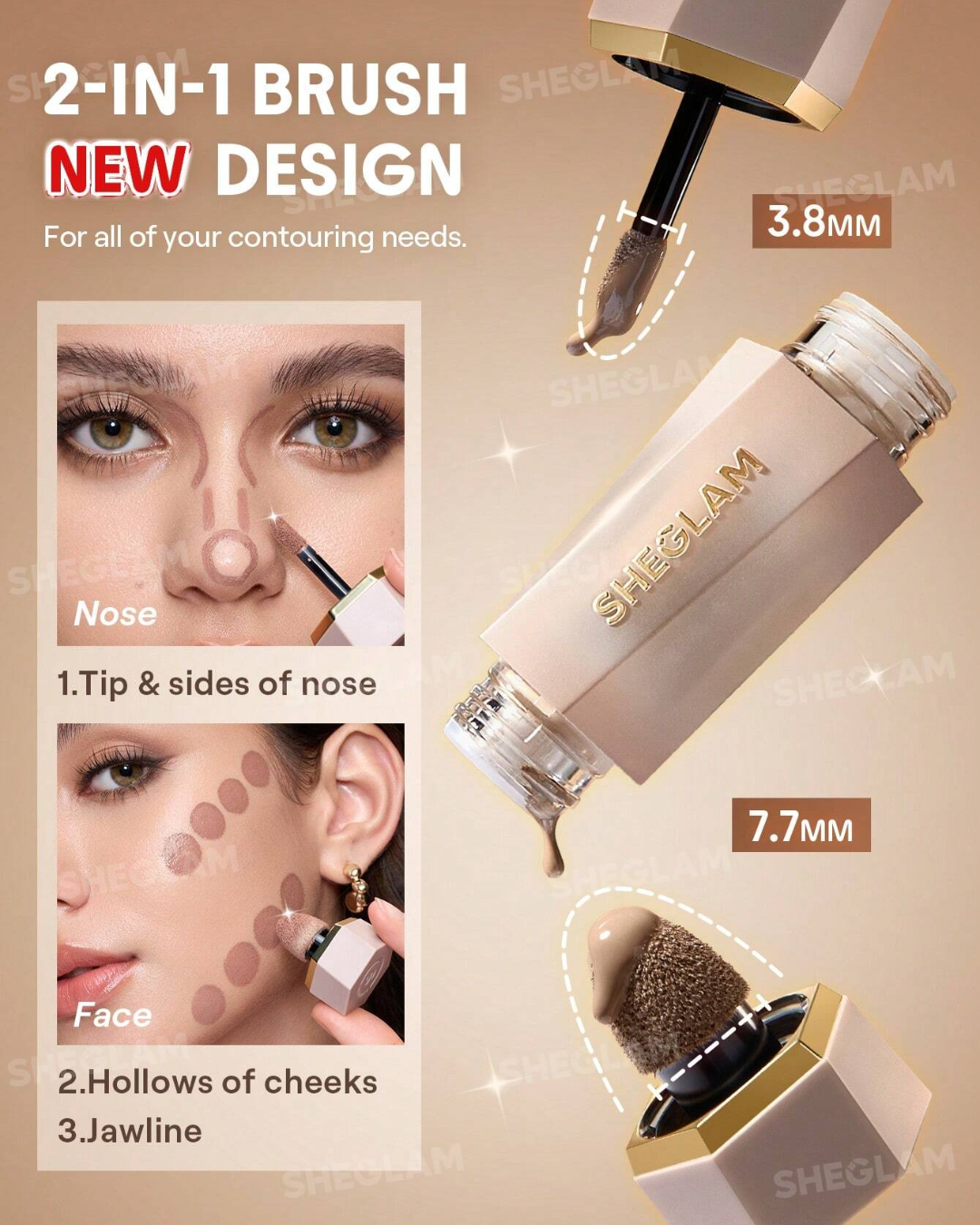 SHEGLAM Precision Sculpt Liquid Contour Duo