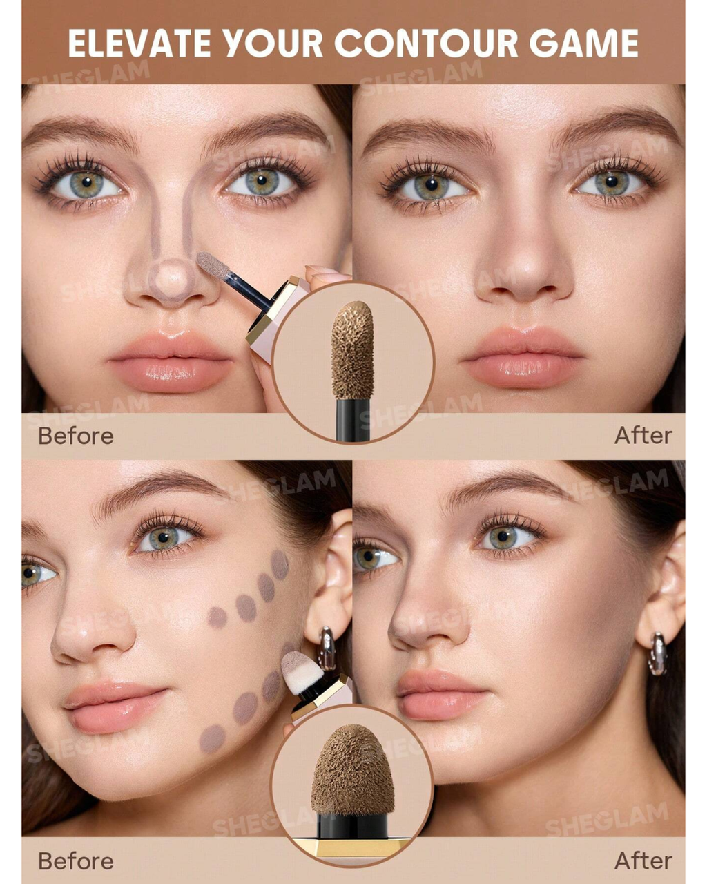 SHEGLAM Precision Sculpt Liquid Contour Duo