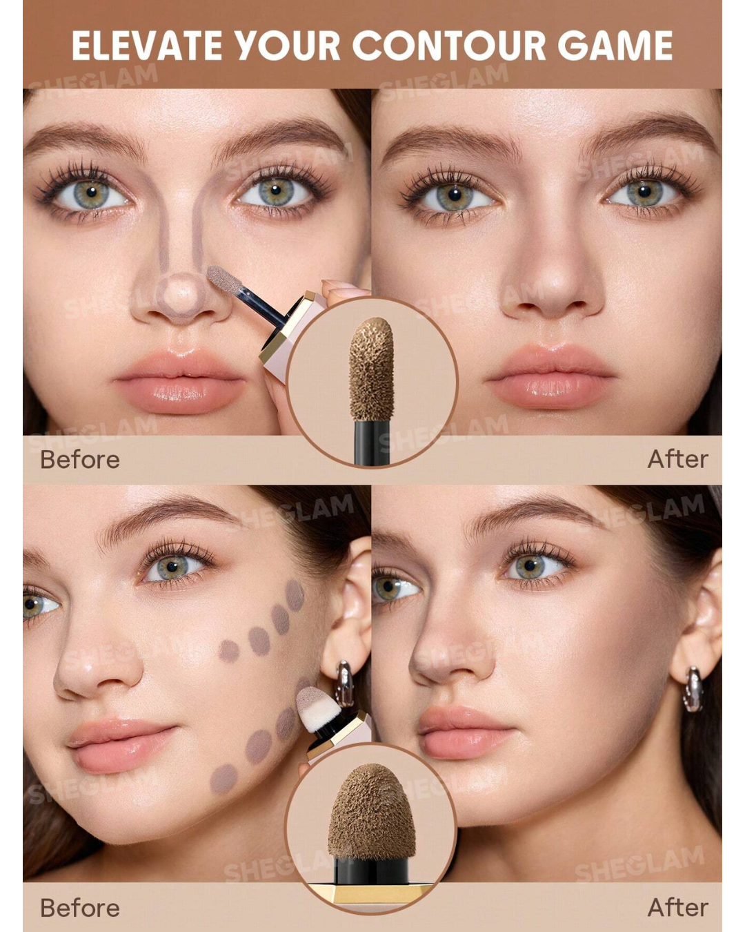 SHEGLAM Precision Sculpt Liquid Contour Duo