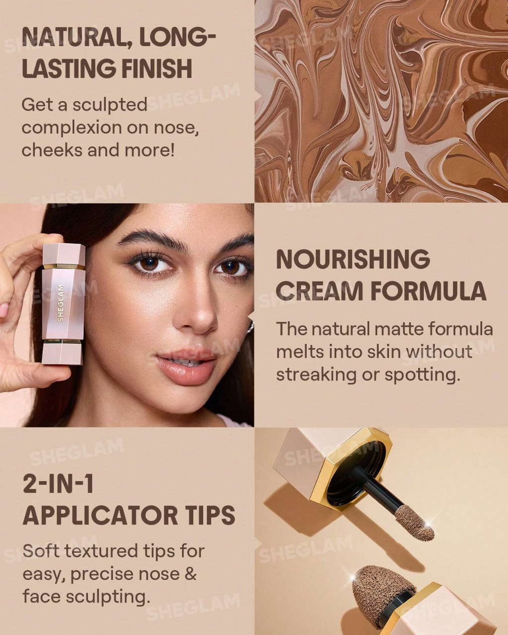 SHEGLAM Precision Sculpt Liquid Contour Duo