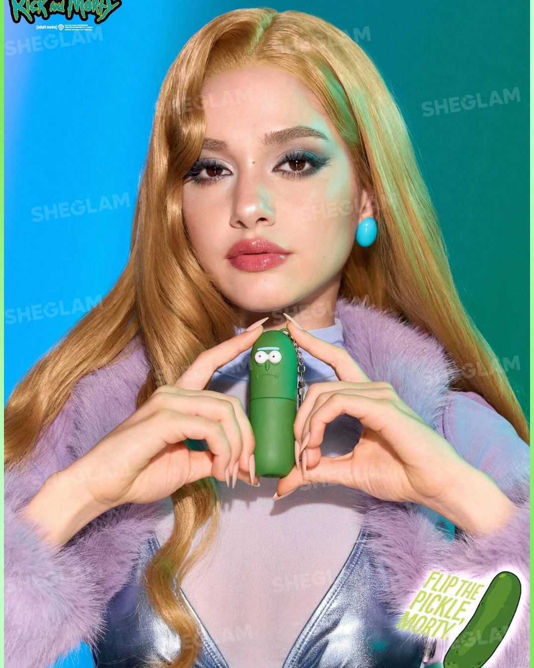 Rick and Morty X SHEGLAM Pickle Rick No-Rinse Hand Cleanser Spray