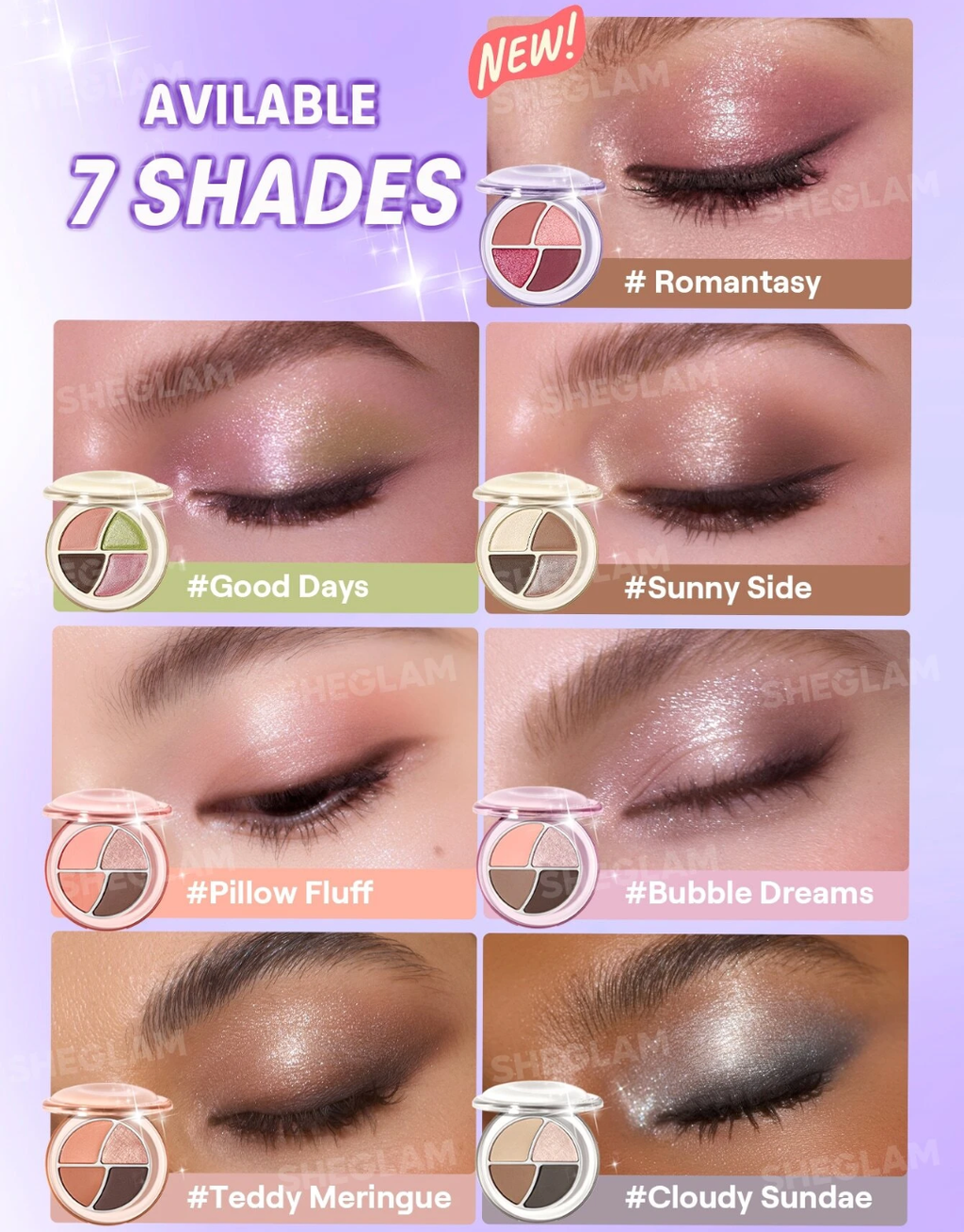 SHEGLAM Daydreamer Mini Palette