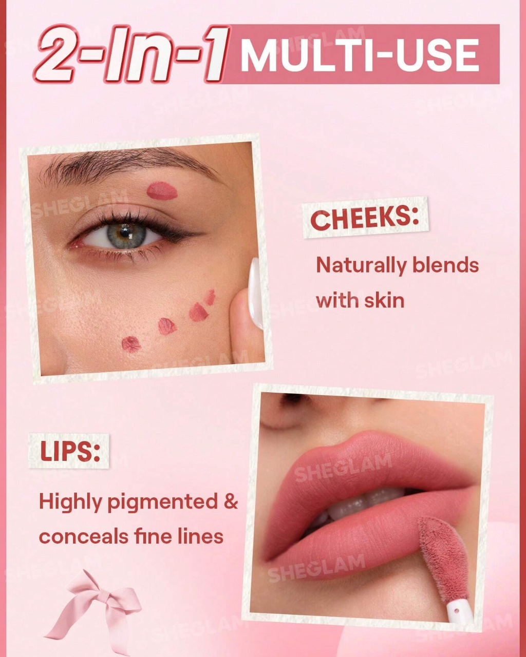 SHEGLAM Air Plush Lip & Cheek Cream