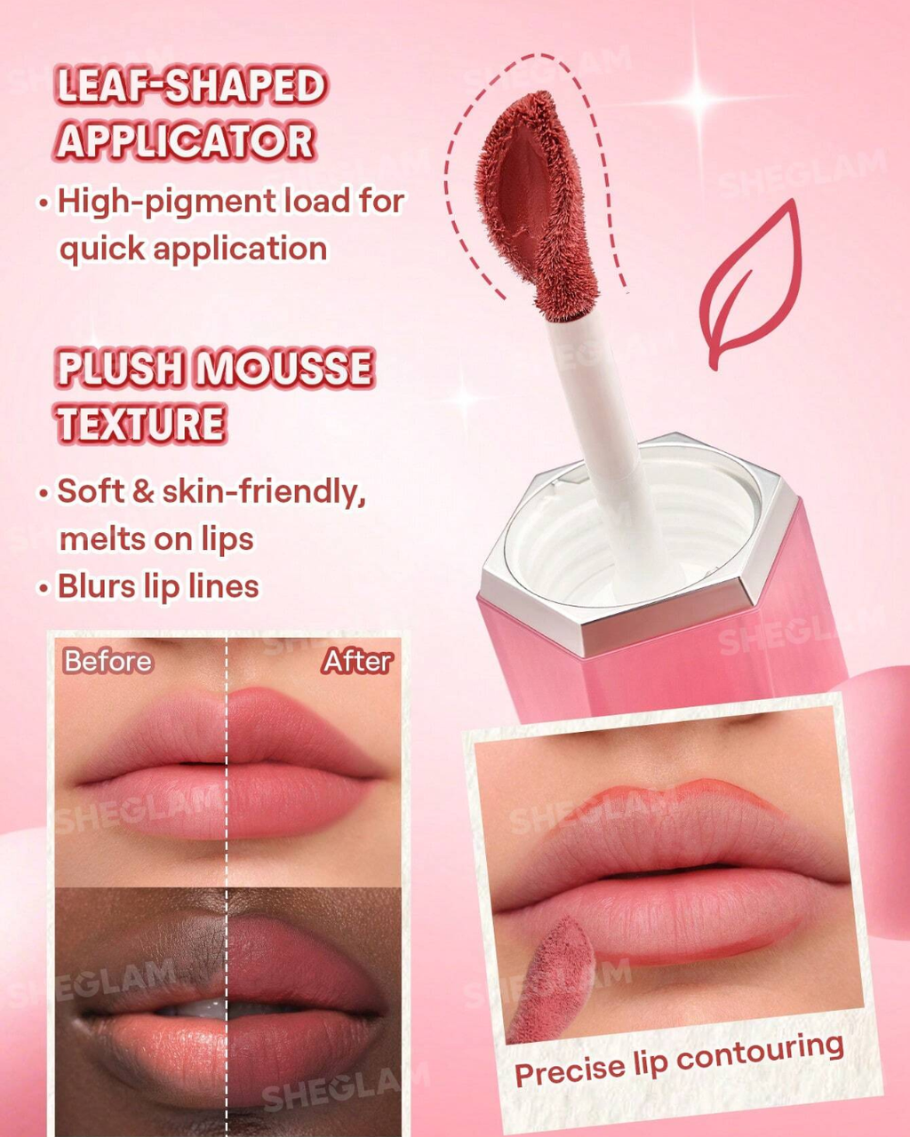 SHEGLAM Air Plush Lip & Cheek Cream