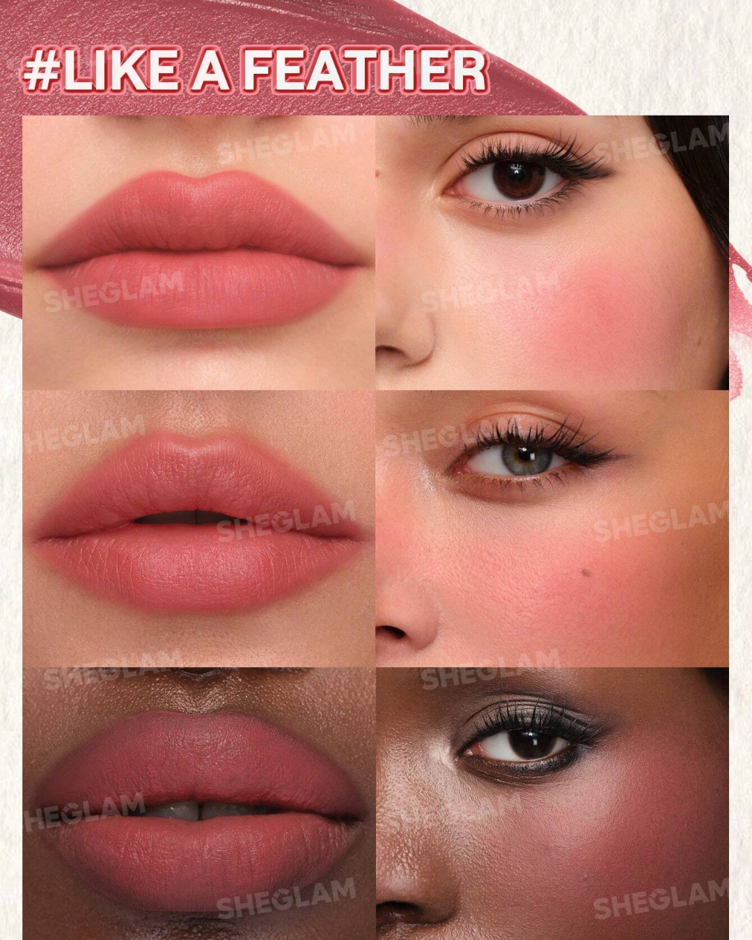 SHEGLAM Air Plush Lip & Cheek Cream