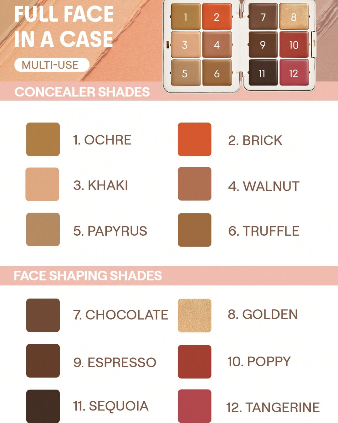 SHEGLAM  Multifunctional Face Palette