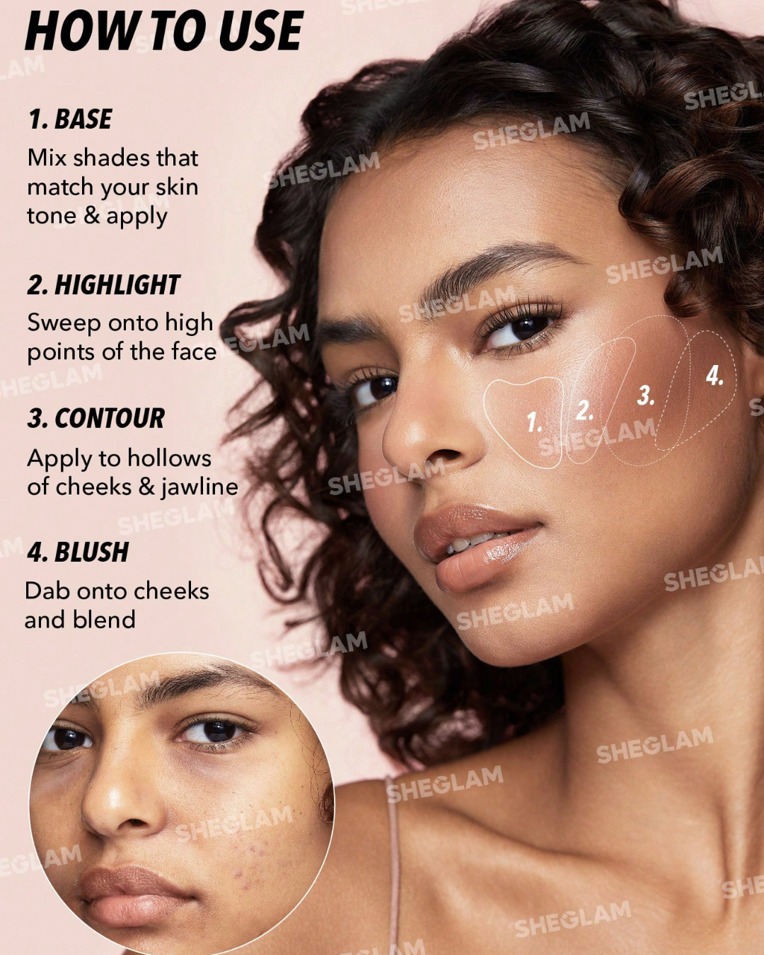 SHEGLAM  Multifunctional Face Palette